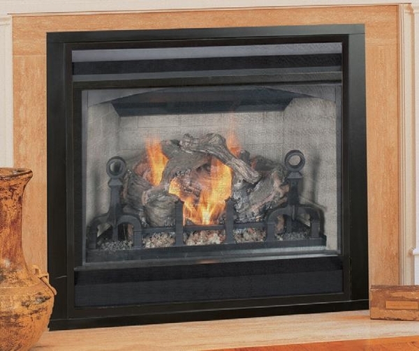 Majestic Direct Vent Gas Fireplace Meridian Platinum